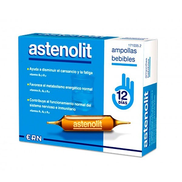 Astenolit 12 Ampollas Bebibles