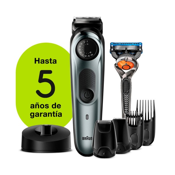 Braun bt7240 recortadora de barba con dial de precisión con 4 accesorios
